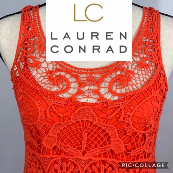 LC Lauren Conrad Dresses & Skirts - ⬇️Lauren Conrad crochet dressy fully lined. Sz S.